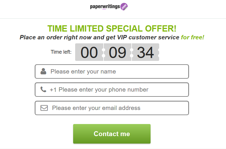 paperwritings discount